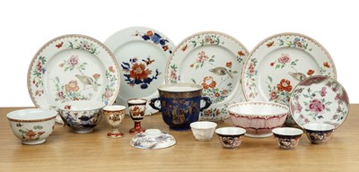 Lot 64 - Group of porcelain Chinese and Japanese,...