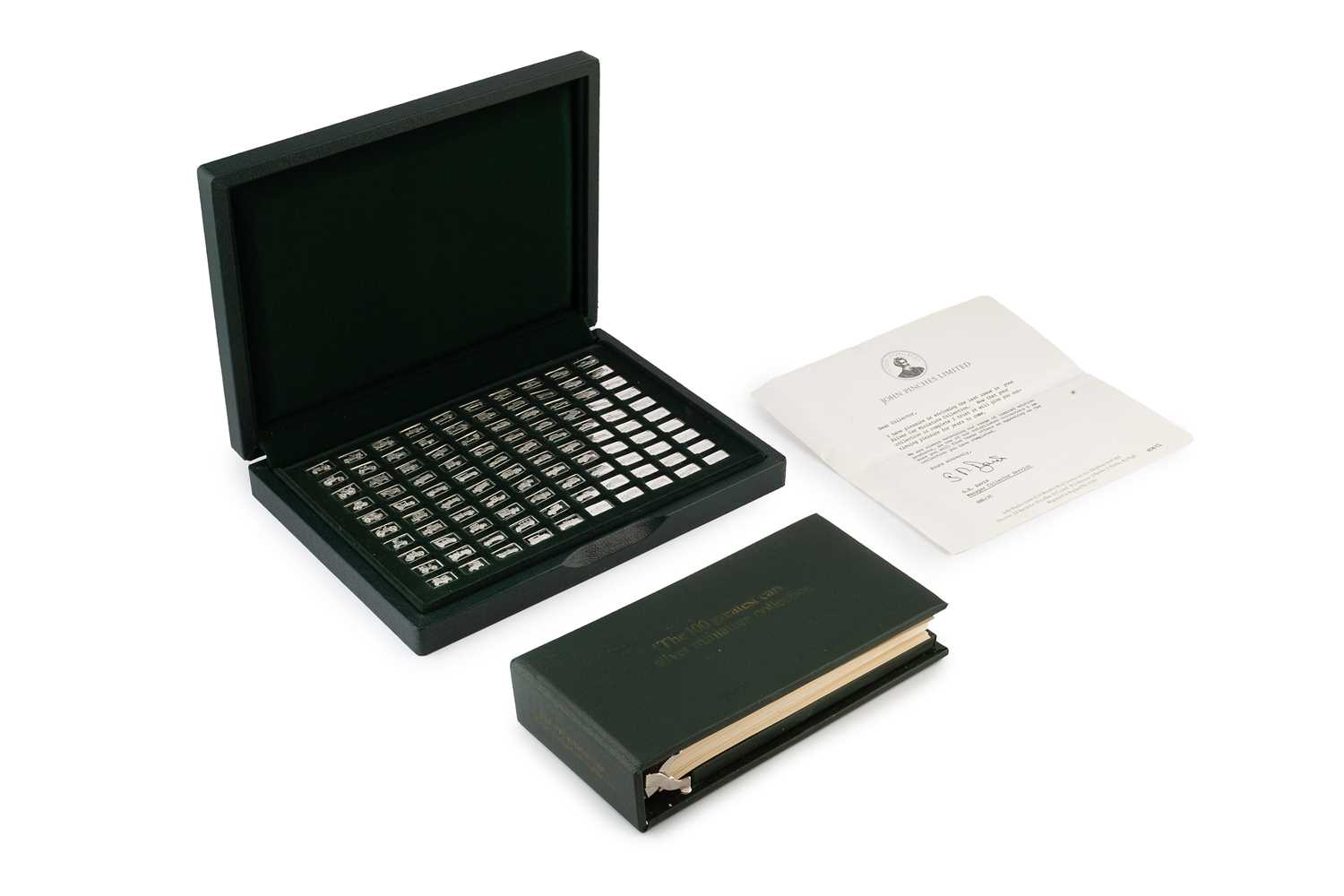 Lot 438 - The 100 Greatest Cars silver collection, of...