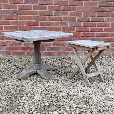 Lot 1571 - Two garden occasional tables