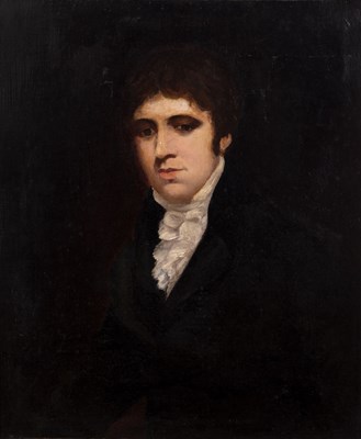 Lot 374 - Circle of Thomas Lawrence (1769-1830) Portrait...