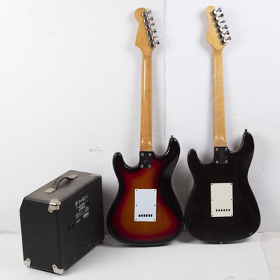 Lot 243 - An 'Encore' electric guitar, together with...