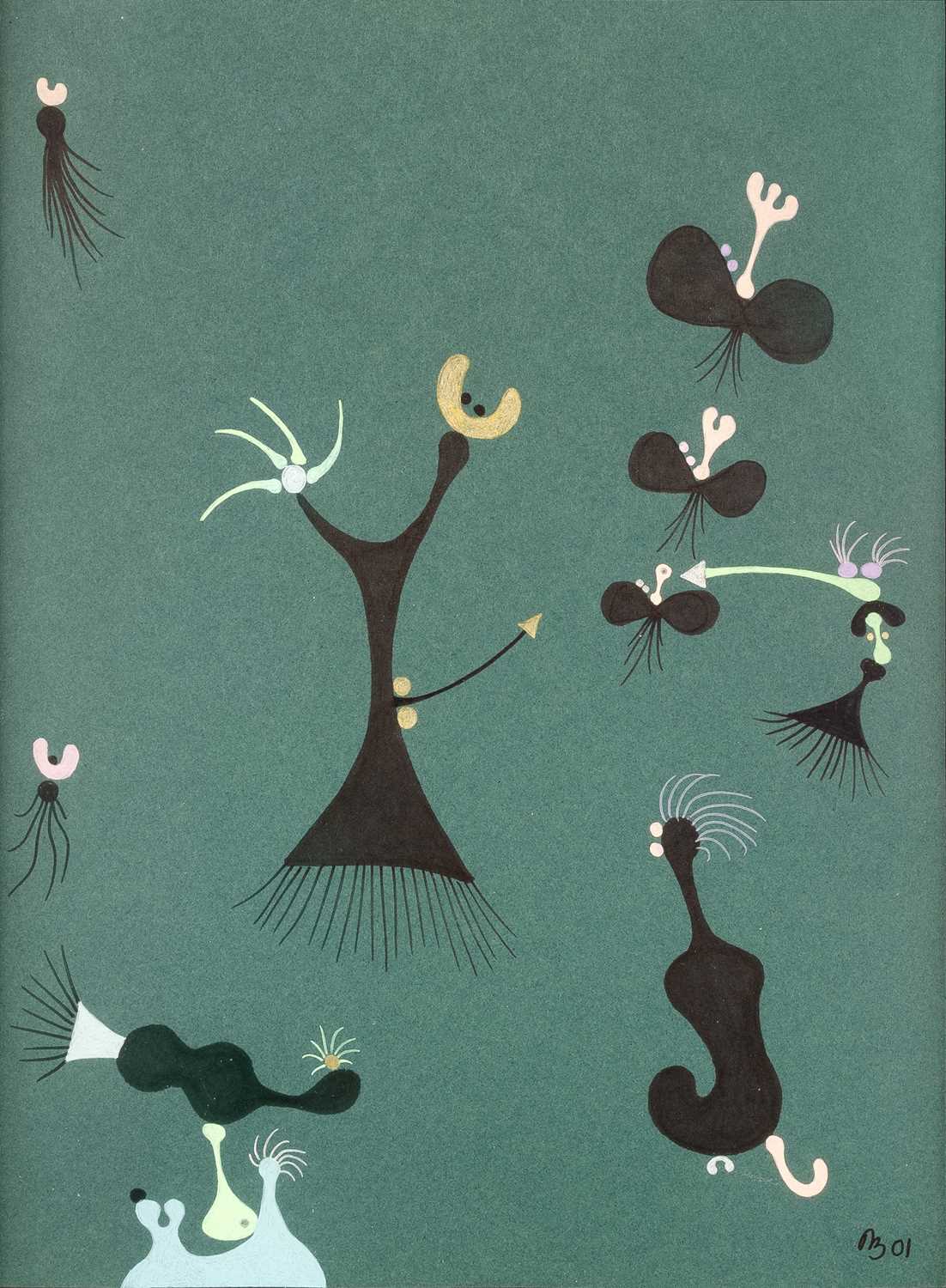 Lot Desmond Morris (b.1928) ' Untitled, 2001...