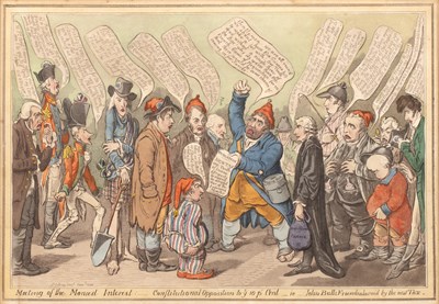 Lot 42 - James Gillray 'Meeting of the Monied Interest -...