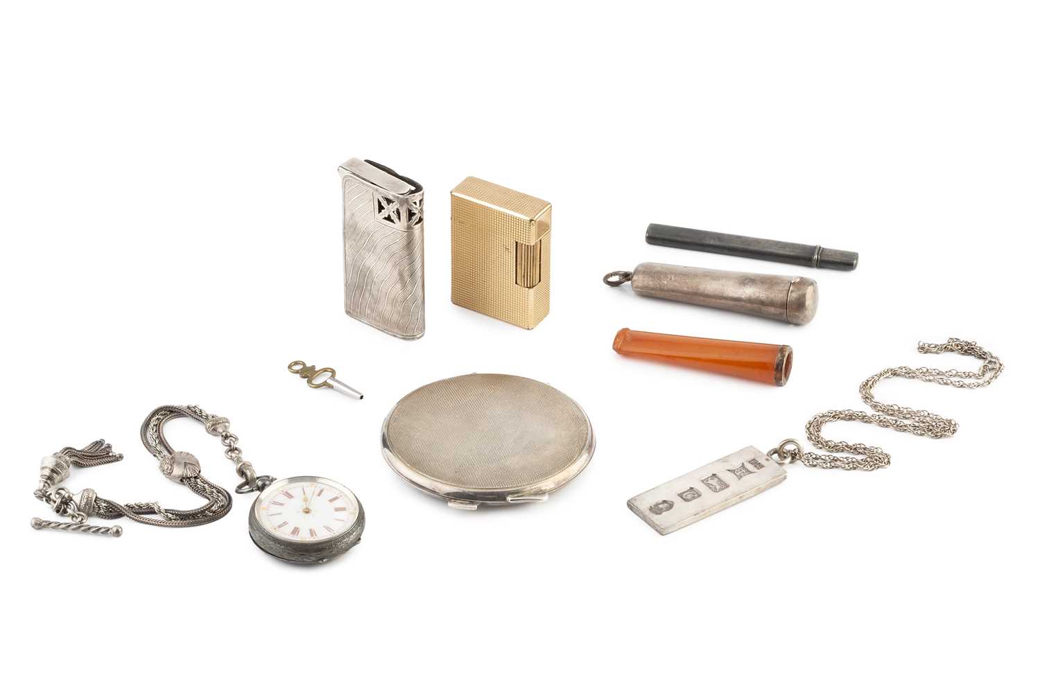 Lot 439 - A George V Scottish silver 'Unity' lighter, by...