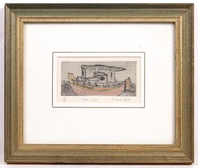 Lot 47 - Richard Spare (b.1951) 'Greek Boat', pencil...