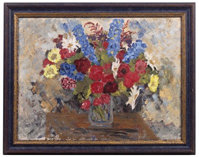 Lot 148 - C. Franklin White Still life - mixed flowers...