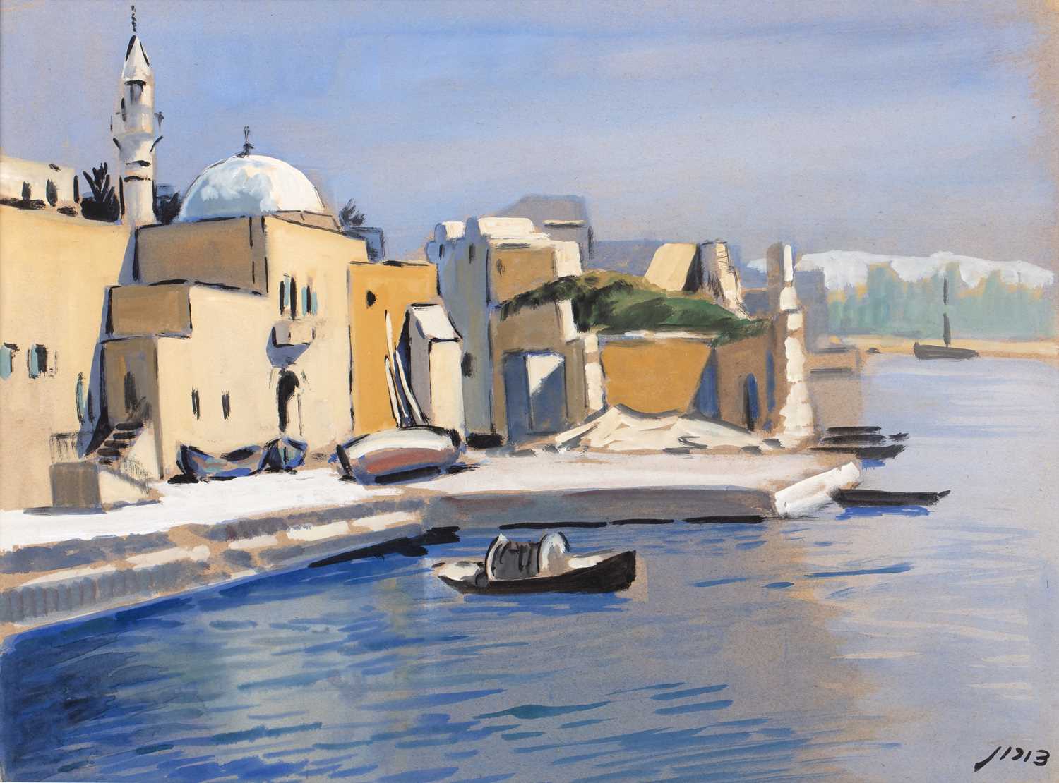 Lot 250 - * Rosen (20th century) A riverside mosque,...