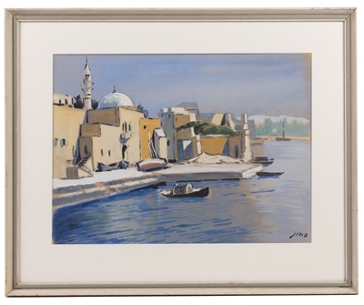 Lot 250 - * Rosen (20th century) A riverside mosque,...