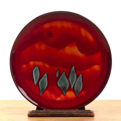 Lot 347 - Poole Pottery Studio Four ceramic plates or...