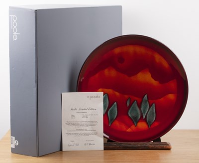 Lot 347 - Poole Pottery Studio Four ceramic plates or...