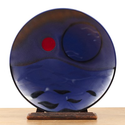 Lot 347 - Poole Pottery Studio Four ceramic plates or...