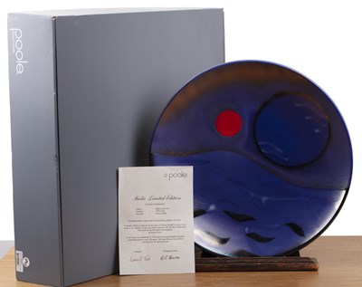Lot 347 - Poole Pottery Studio Four ceramic plates or...