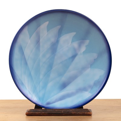 Lot 347 - Poole Pottery Studio Four ceramic plates or...