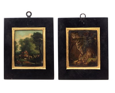 Lot 287 - Flemish school (18th/19th century) Figures...