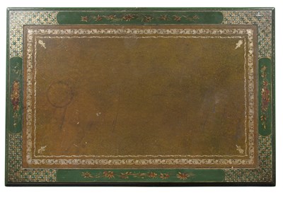Lot 1 - A 20th century Regency style kneehole desk...