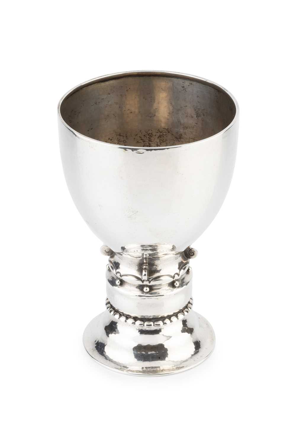 Lot 149 - A Danish silver chalice, of Arts and Crafts...