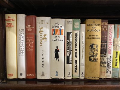 Lot 1093 - A large collection of books by P.G. Wodehouse