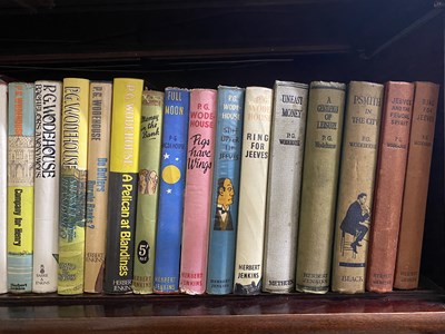 Lot 1093 - A large collection of books by P.G. Wodehouse