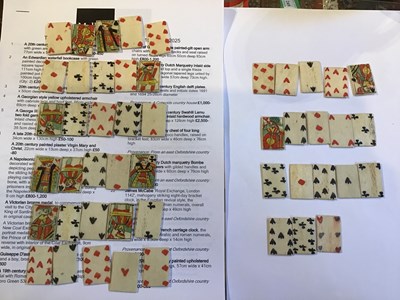 Lot 8 - A Napoleonic prisoner of war games box,...