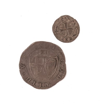 Lot 314 - A Cromwell 1653 commonwealth shilling 3.4cm...