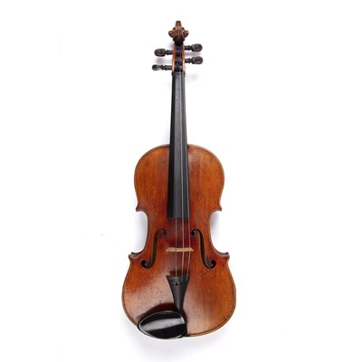 Lot 120 - A 19th century viola, of reddish brown colour,...