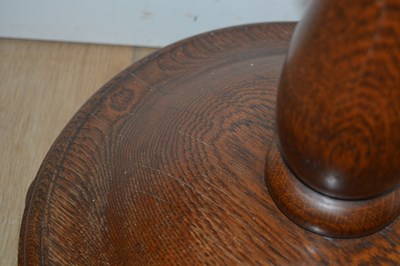 Lot 18 - Attributed to Heals Oak, standard lamp, with...