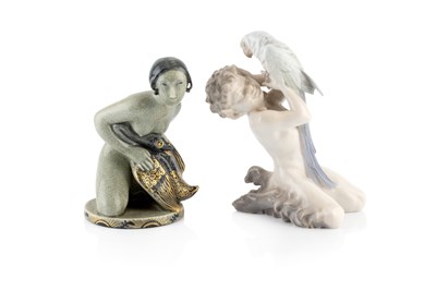 Lot 804 - Arno Malinowski for Royal Copenhagen Leda and...