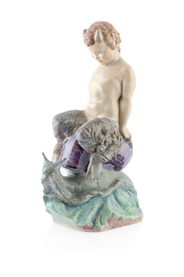 Lot 828 - Charles Vyse (1882-1971) Fawn figure group...