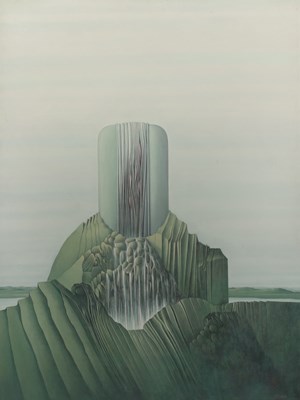 Lot 218 - Bert Kitchen (b.1940) The Waterfall, 1969 oil...