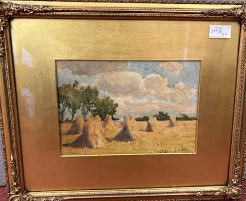 Lot 189 - W * T * Watson (19th century) A field with...