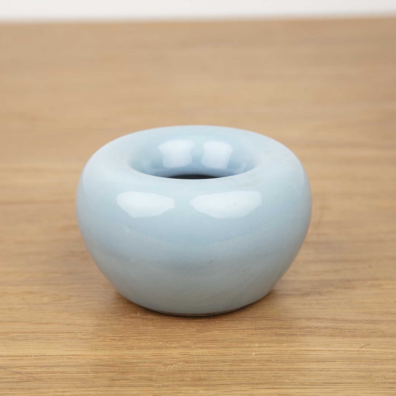 Lot 104 - Claire-de-lune-glazed apple-form water pot,...