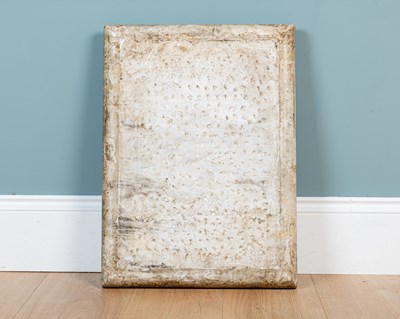 Lot 1566 - A piece of white marble