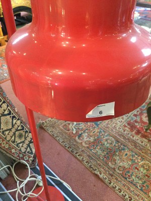 Lot 6 - A late 20th century Swedish standard lamp 34cm...