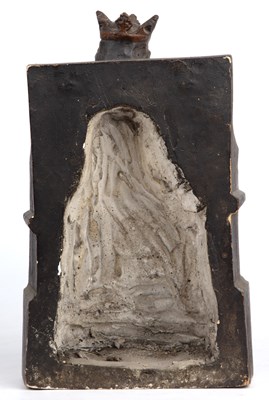 Lot 7 - A 20th century painted plaster Virgin Mary and...