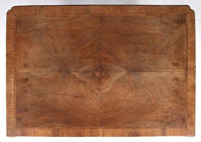 Lot 25 - A Georgian walnut lowboy