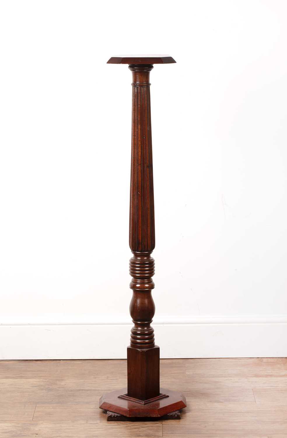 Lot 74 - Mahogany torchère 19th Century style, with...
