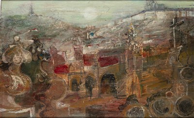 Lot 42 - Ondrej Pavlik (b.1938) Landscape signed (lower...