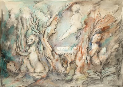 Lot 43 - Adrian Hill (1895-1977) Wood Nymphs signed...
