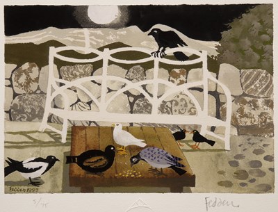 Lot 229 - Mary Fedden (1915-2012) The Garden Bench, 1997...