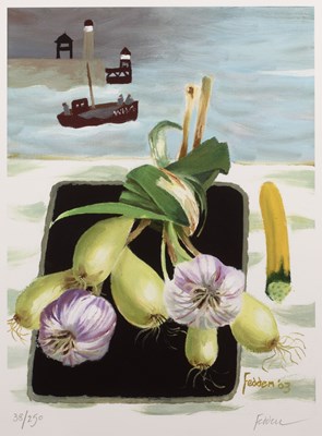 Lot 241 - Mary Fedden (1915-2012) Whitby Harbour, 2003...