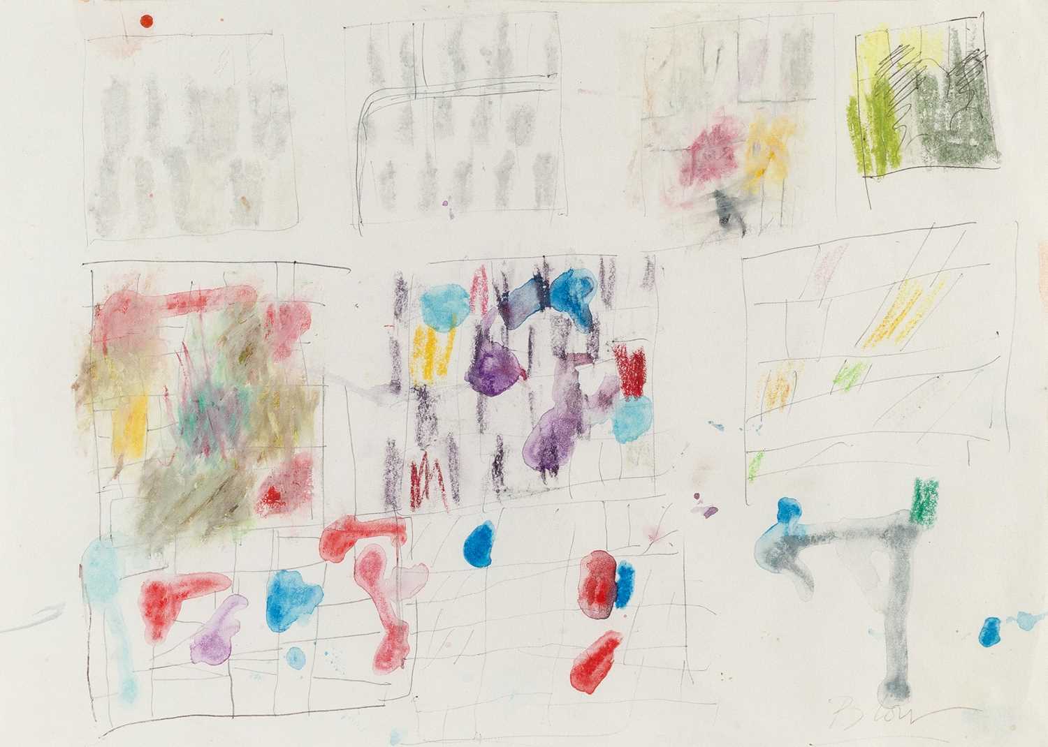 Lot 52 - Sandra Blow (1925-2006) Abstract study signed...