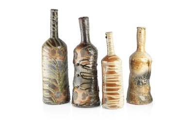 Lot 667 - Robert Barron (b.1957) Four large bottle vases...