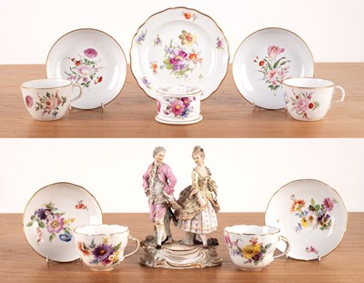 Lot 278 - Meissen collection of pieces, to include two...