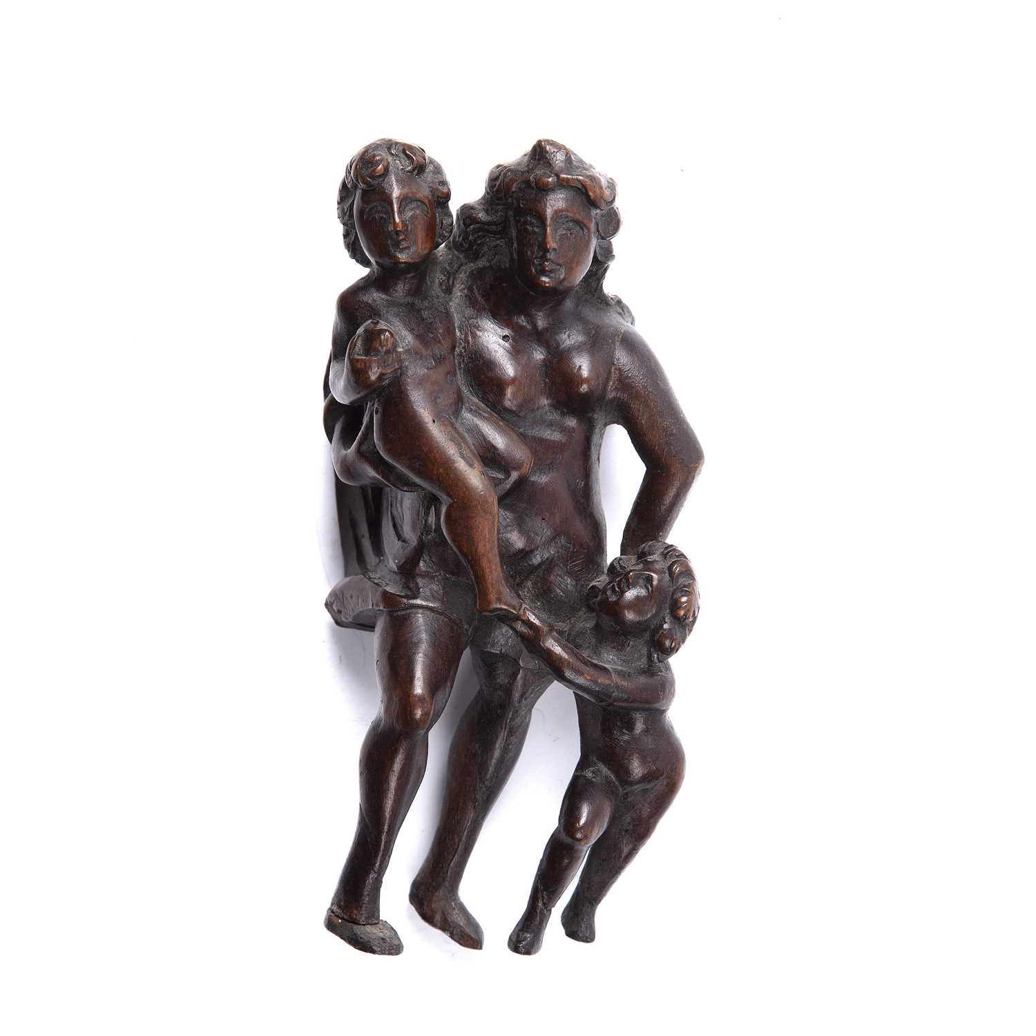 Lot 38 - A 17th or 18th century wood carving depicting...