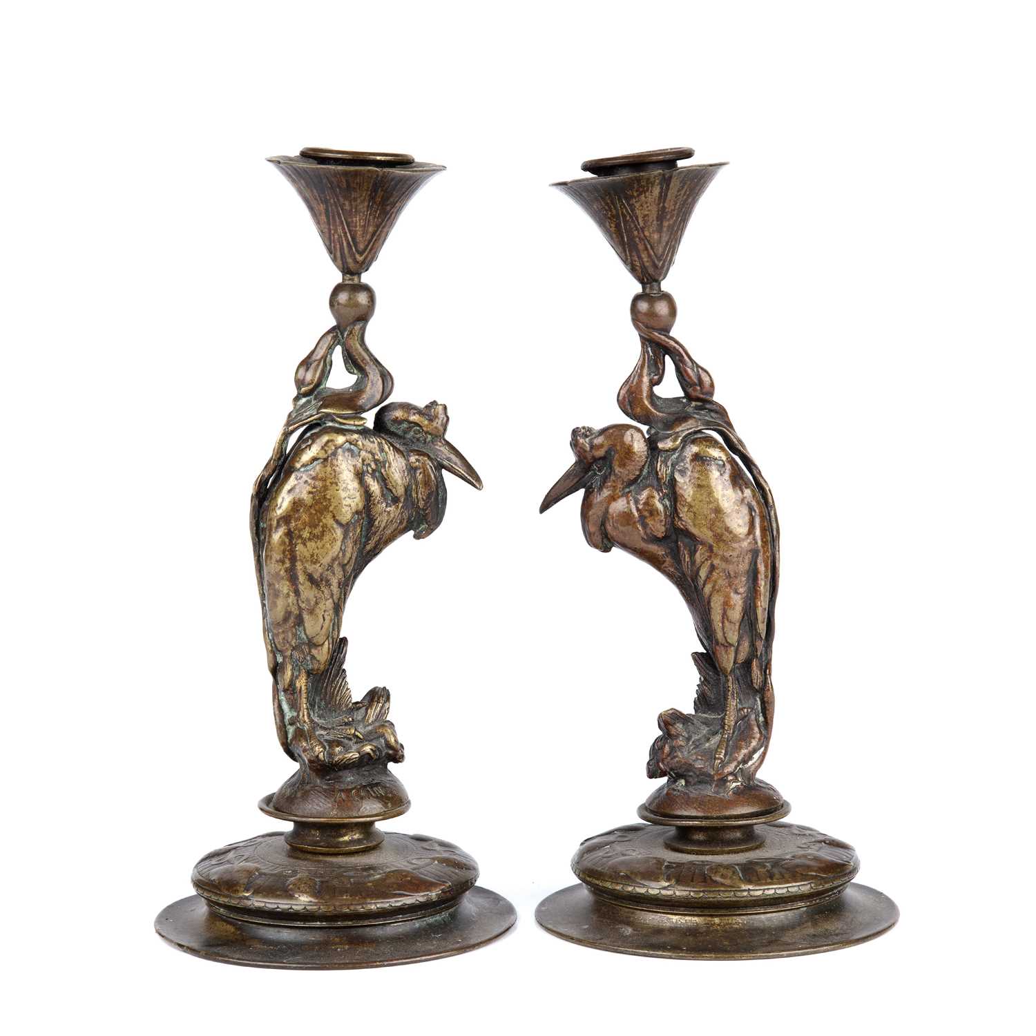 Lot 40 - Auguste Nicolas Cain (1821-1894) A pair of...
