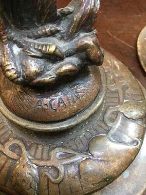 Lot 40 - Auguste Nicolas Cain (1821-1894) A pair of...