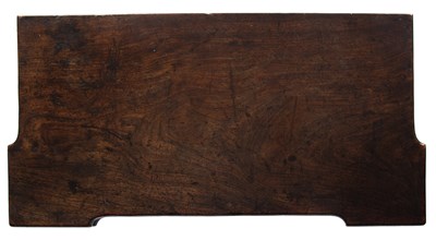 Lot 41 - A George III mahogany fold over card table...
