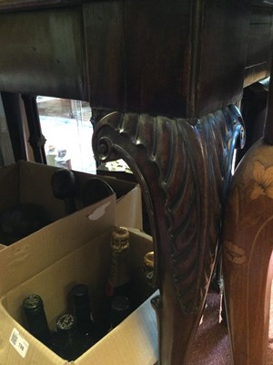 Lot 41 - A George III mahogany fold over card table...