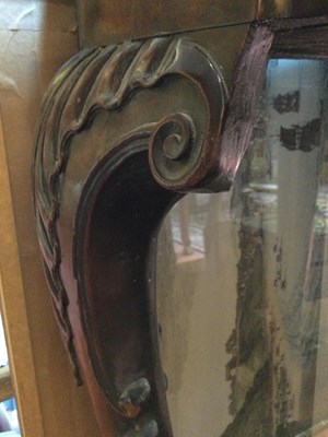 Lot 41 - A George III mahogany fold over card table...