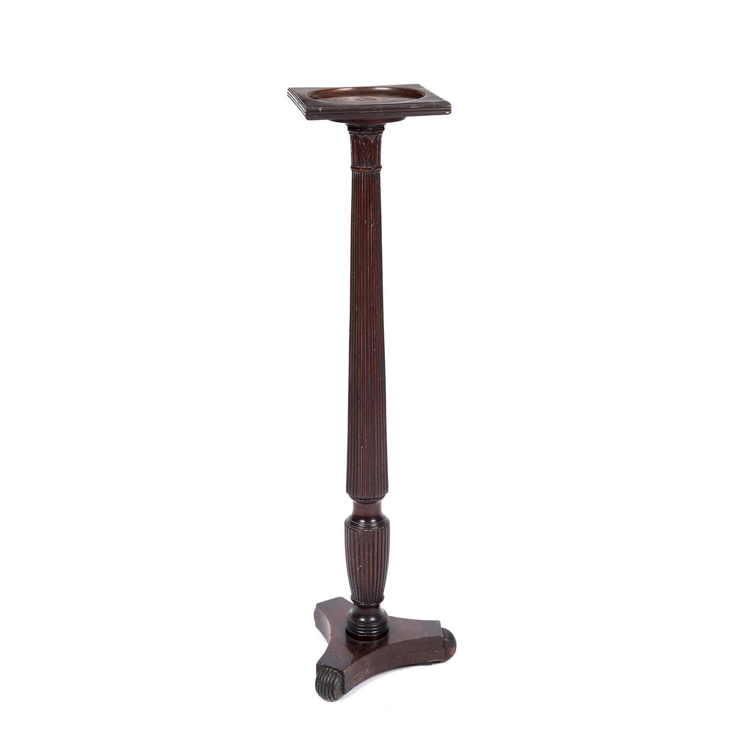 Lot 42 - A Regency mahogany torchiere with an octagonal...